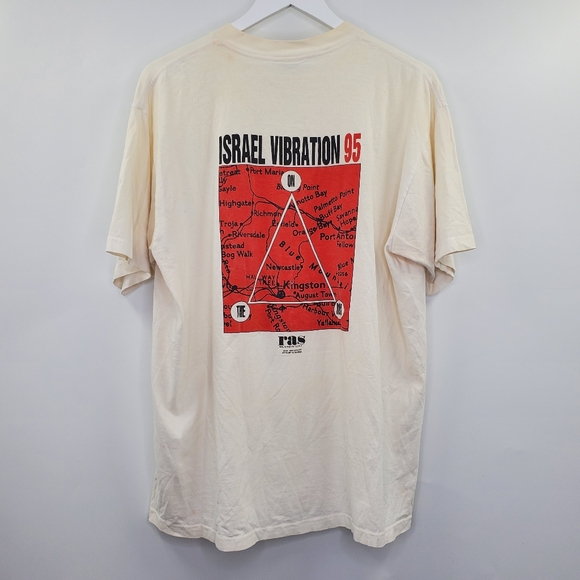 Vintage Israel Vibration 95 On the Rock Graphic T - Picture 5 of 11